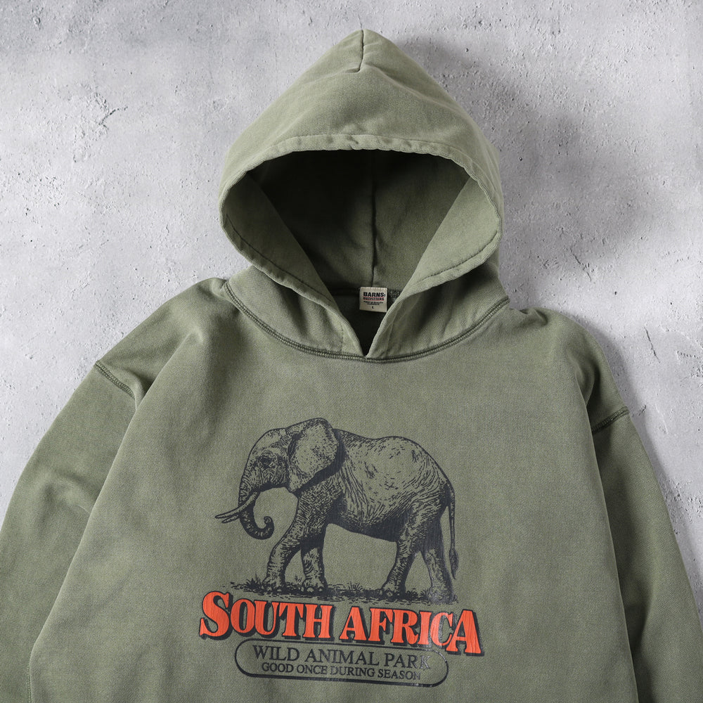 
                  
                    画像をギャラリービューアにロードします【Pigment Dye】Athletic Print Hoodie【Wild Animal Park】BR-24446
                  
                