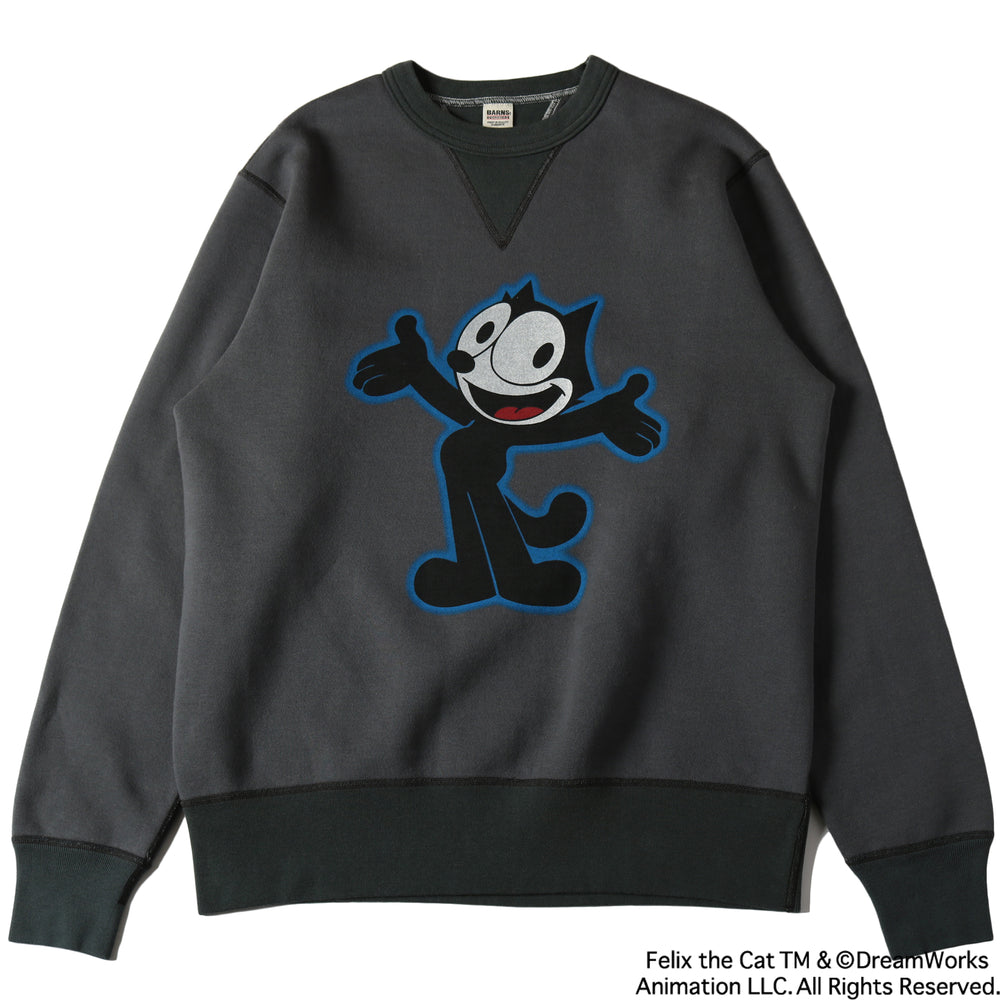 
                  
                    画像をギャラリービューアにロードします【Felix the Cat】&amp;quot;STANDARD&amp;quot; 30/7 COZUN はめ込み両Vガゼット スウェット【Special Item】BR-24390
                  
                