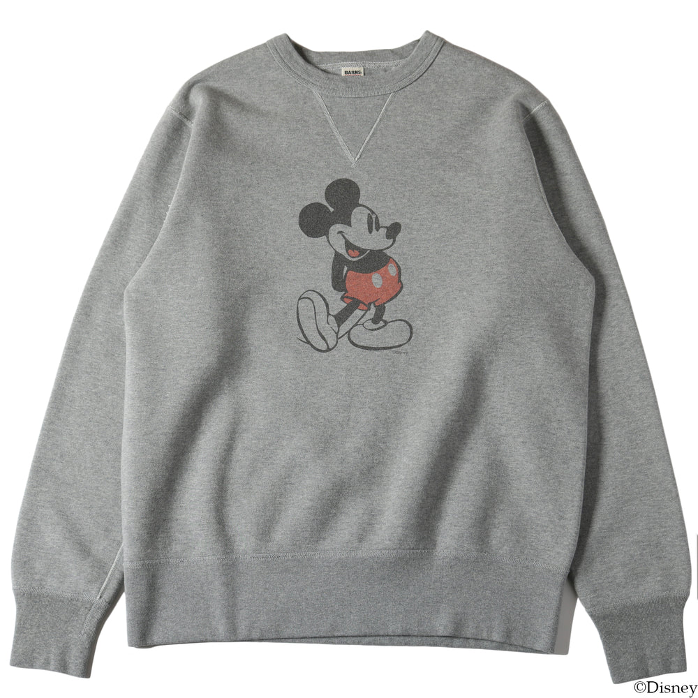 
                  
                    画像をギャラリービューアにロードします【Mickey Mouse】&amp;quot;STANDARD&amp;quot; 30/7 COZUN はめ込み両Vガゼット スウェット【Special Item】BR-24391
                  
                