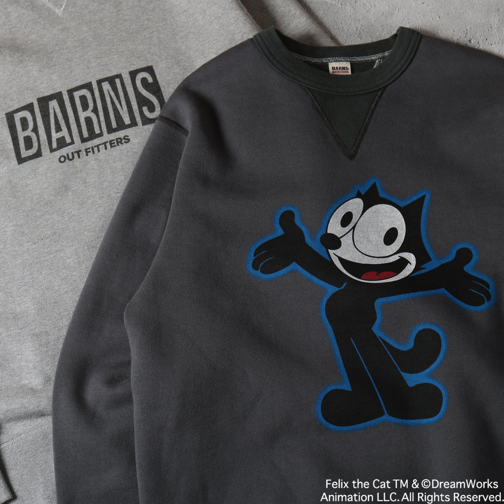 
                  
                    画像をギャラリービューアにロードします【Felix the Cat】&amp;quot;STANDARD&amp;quot; 30/7 COZUN はめ込み両Vガゼット スウェット【Special Item】BR-24390
                  
                