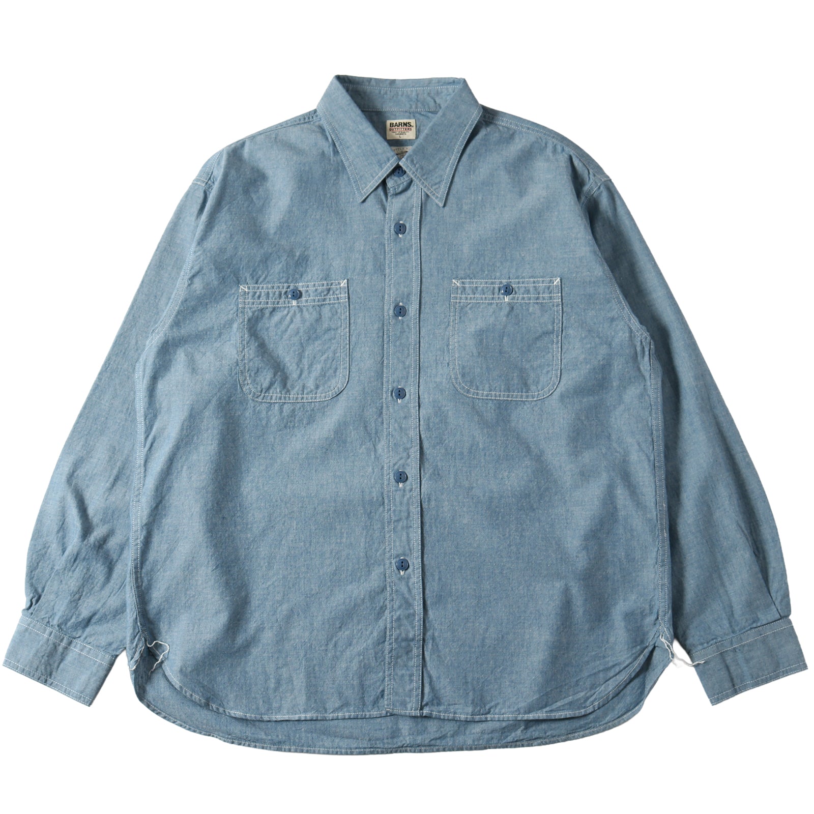 Mickey Mouse】40's Indigo Naval L/S Shirt【Special Item】BR-25340