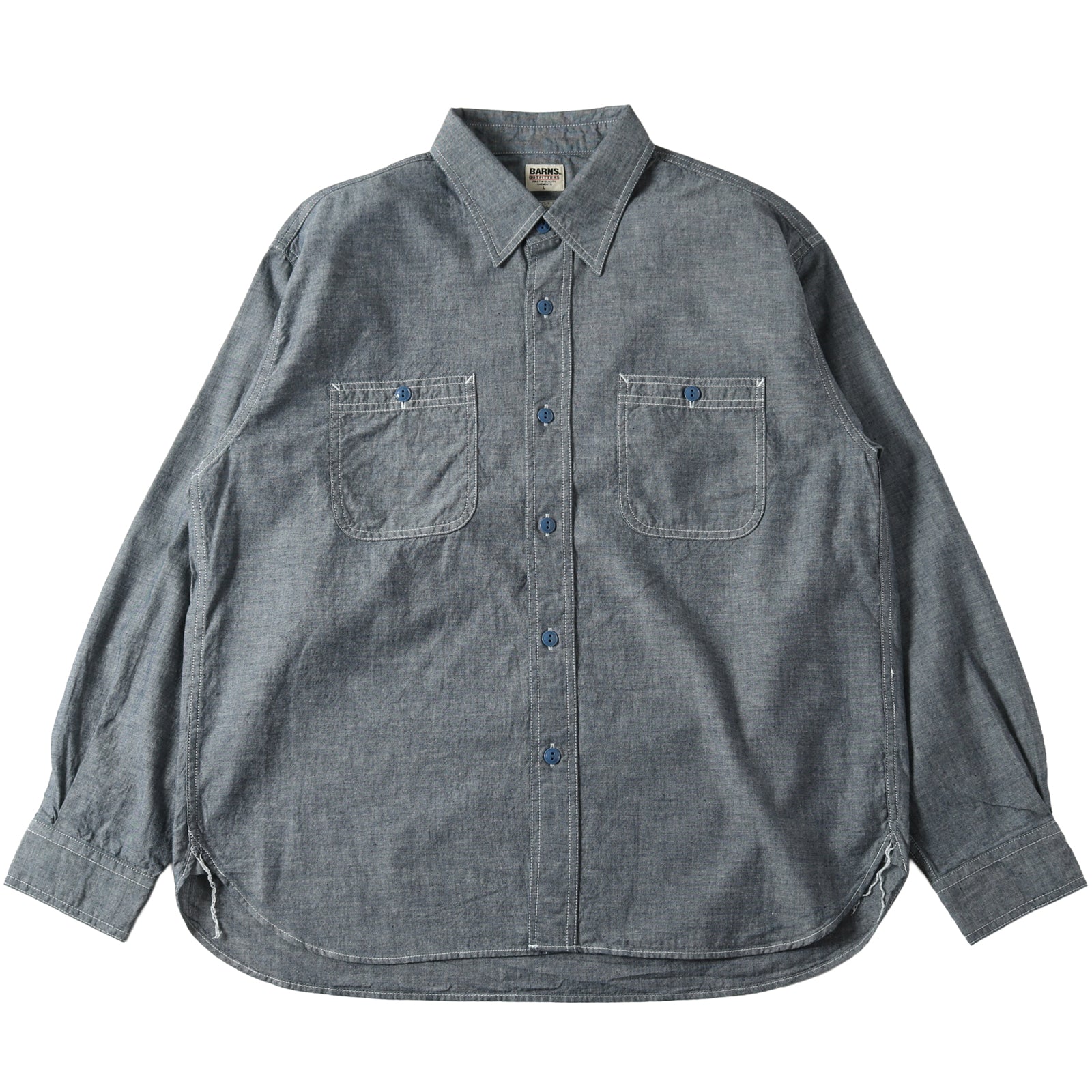 Mickey Mouse】40's Indigo Naval L/S Shirt【Special Item】BR-25340