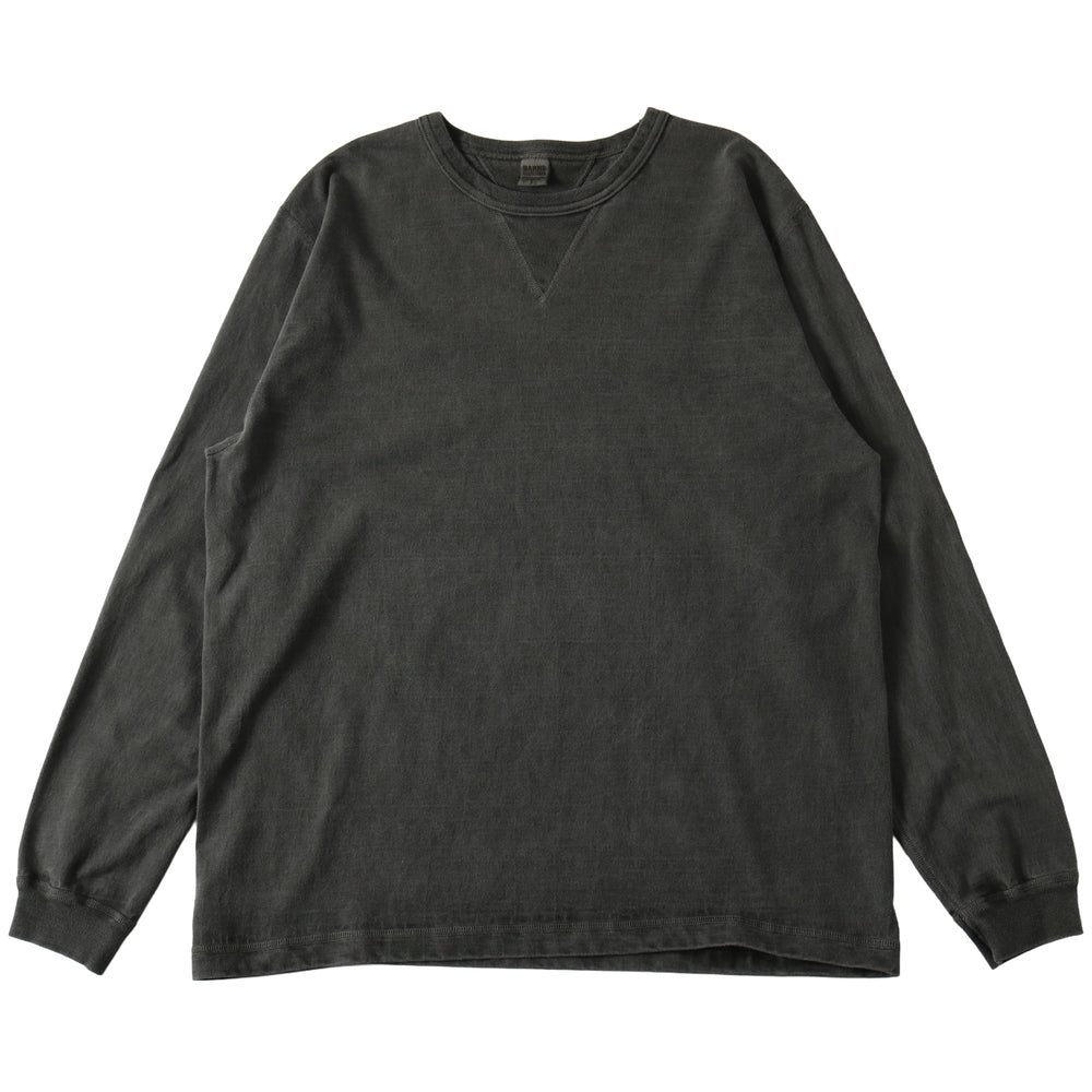 
                  
                    画像をギャラリービューアにロードします【2025 Seasonal Color】“STANDARD” 14/- COZUN 両Vガゼット クルーネック ロング Tシャツ【Pigment Dye】BR-3043PG
                  
                