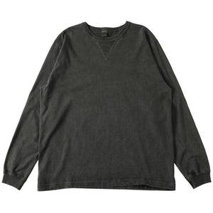 
                  
                    画像をギャラリービューアにロードします【2025 Seasonal Color】“STANDARD” 14/- COZUN 両Vガゼット クルーネック ロング Tシャツ【Pigment Dye】BR-3043PG
                  
                