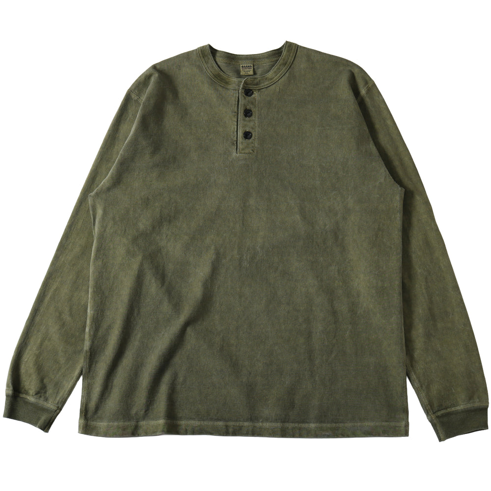 
                  
                    画像をギャラリービューアにロードします【2025 Seasonal Color】“STANDARD” 14/- COZUN ヘンリーネック  ロング Tシャツ【Pigment Dye】BR-3044PG
                  
                