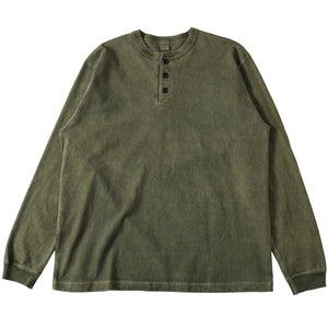 
                  
                    画像をギャラリービューアにロードします【2025 Seasonal Color】“STANDARD” 14/- COZUN ヘンリーネック  ロング Tシャツ【Pigment Dye】BR-3044PG
                  
                