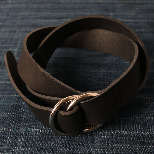 姫路レザー】30mm Double Ring Belt LE-4350 – BARNS OUTFITTERS