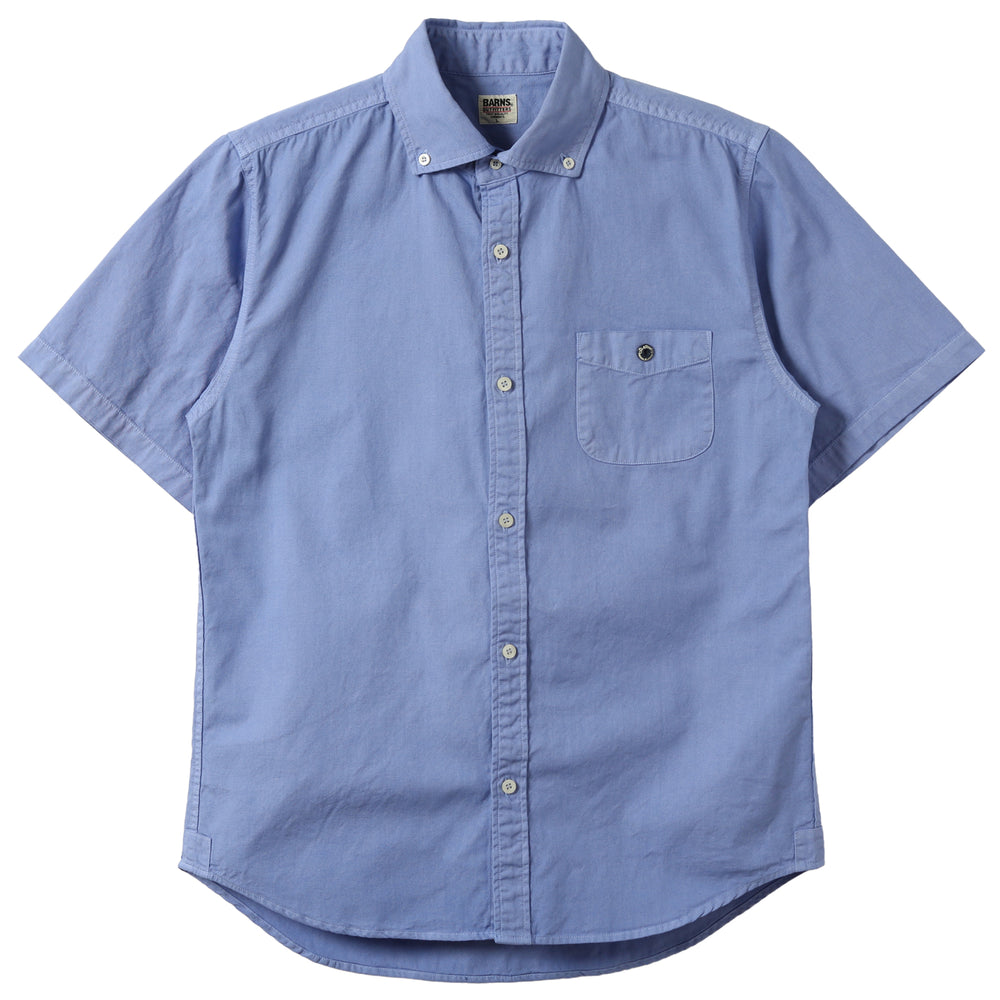 Wide Spread Collar Oxford B.D. S/S Shirt BR-5266N – BARNS