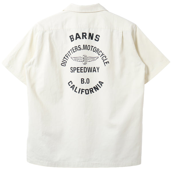 Heavy Twill Cotton Bowling Shirt【Flying Wheel】BR-26202 – BARNS