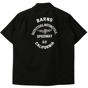 Heavy Twill Cotton Bowling Shirt【Flying Wheel】BR-26202 – BARNS