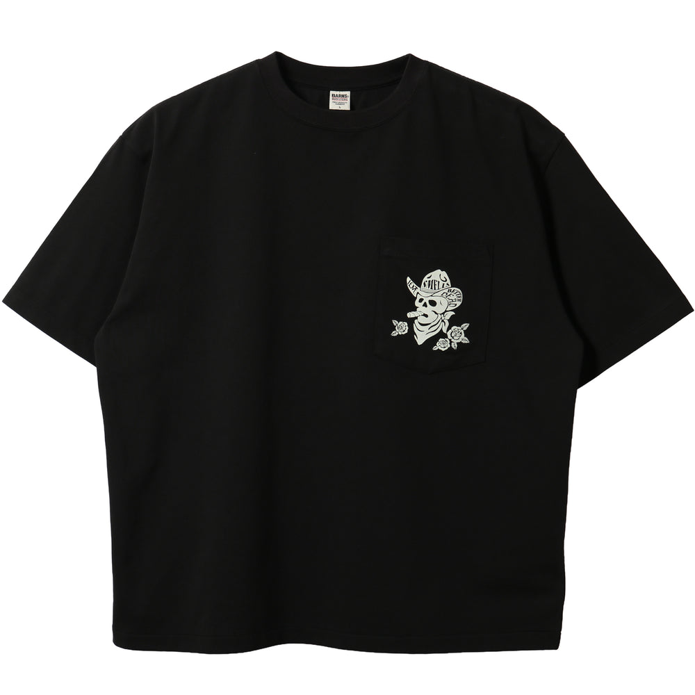 The Best Pocket S/S Print T-shirt【Skull Cowboy】BR-26249 – BARNS