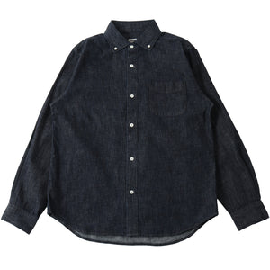 
                  
                    画像をギャラリービューアにロードします8oz Denim Wide Spread Collar B.D. L/S Shirt BR-25338
                  
                