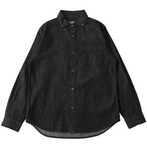 
                  
                    画像をギャラリービューアにロードします8oz Denim Wide Spread Collar B.D. L/S Shirt BR-25338
                  
                