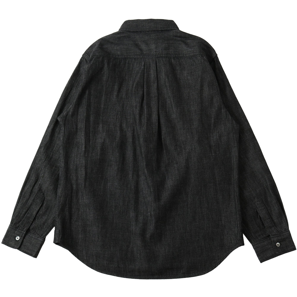 
                  
                    画像をギャラリービューアにロードします8oz Denim Wide Spread Collar B.D. L/S Shirt BR-25338
                  
                