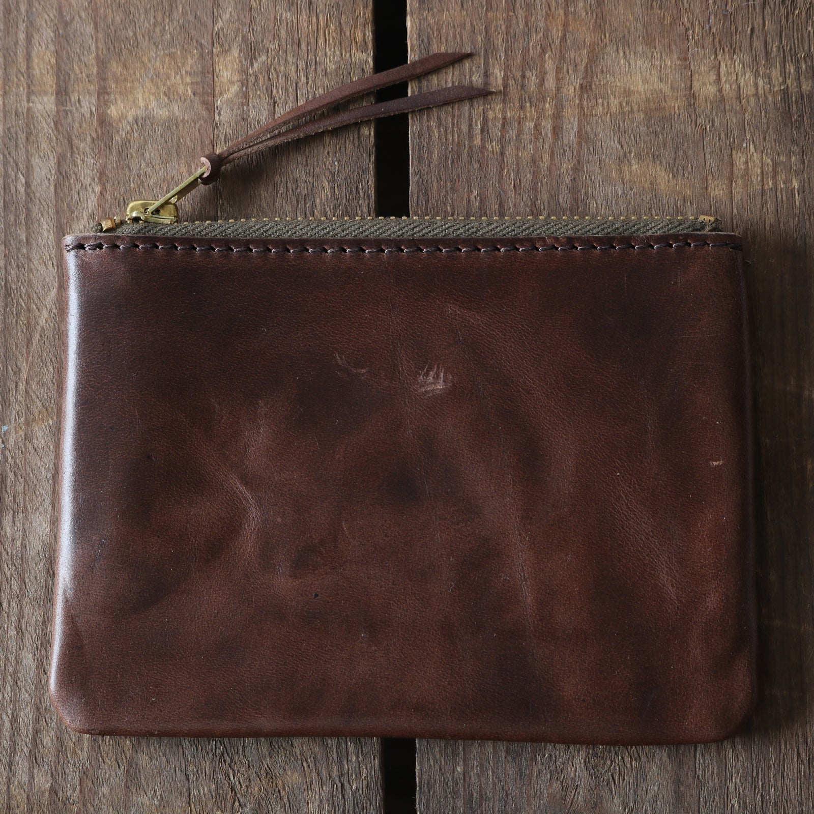 Horween Chromexcel Leather Porch Wallet【Button Works】BW-0177