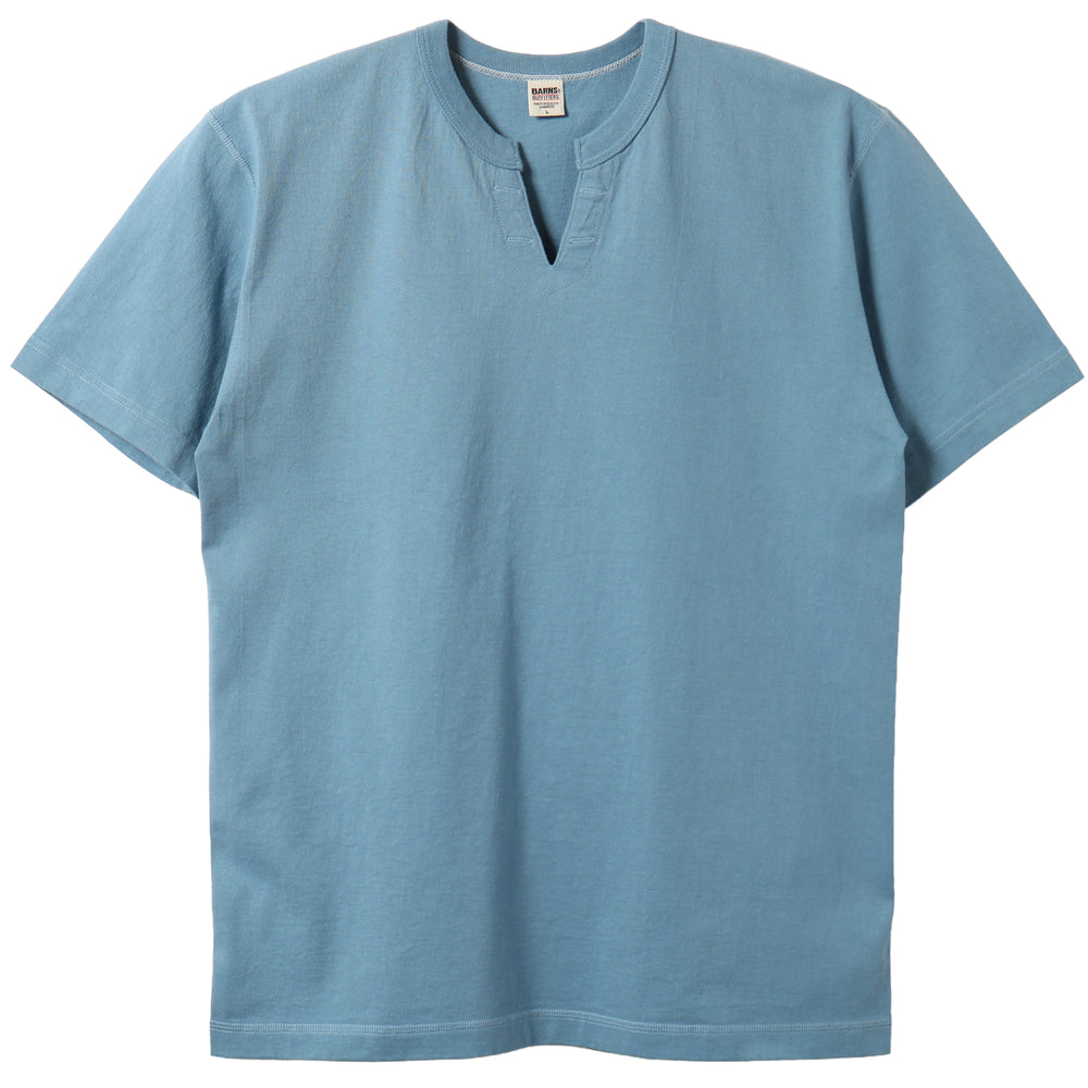 2026S/S Seasonal Color】“COZUN” Skipper Neck S/S T-shirt【2nd】BR
