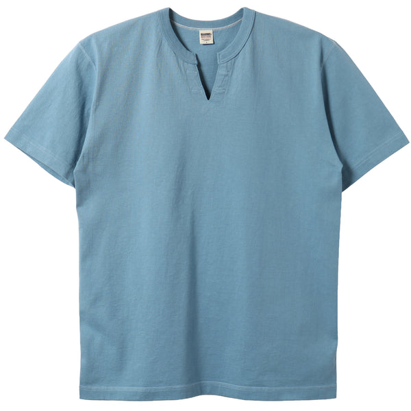 2026S/S Seasonal Color】“COZUN” Skipper Neck S/S T-shirt【2nd】BR