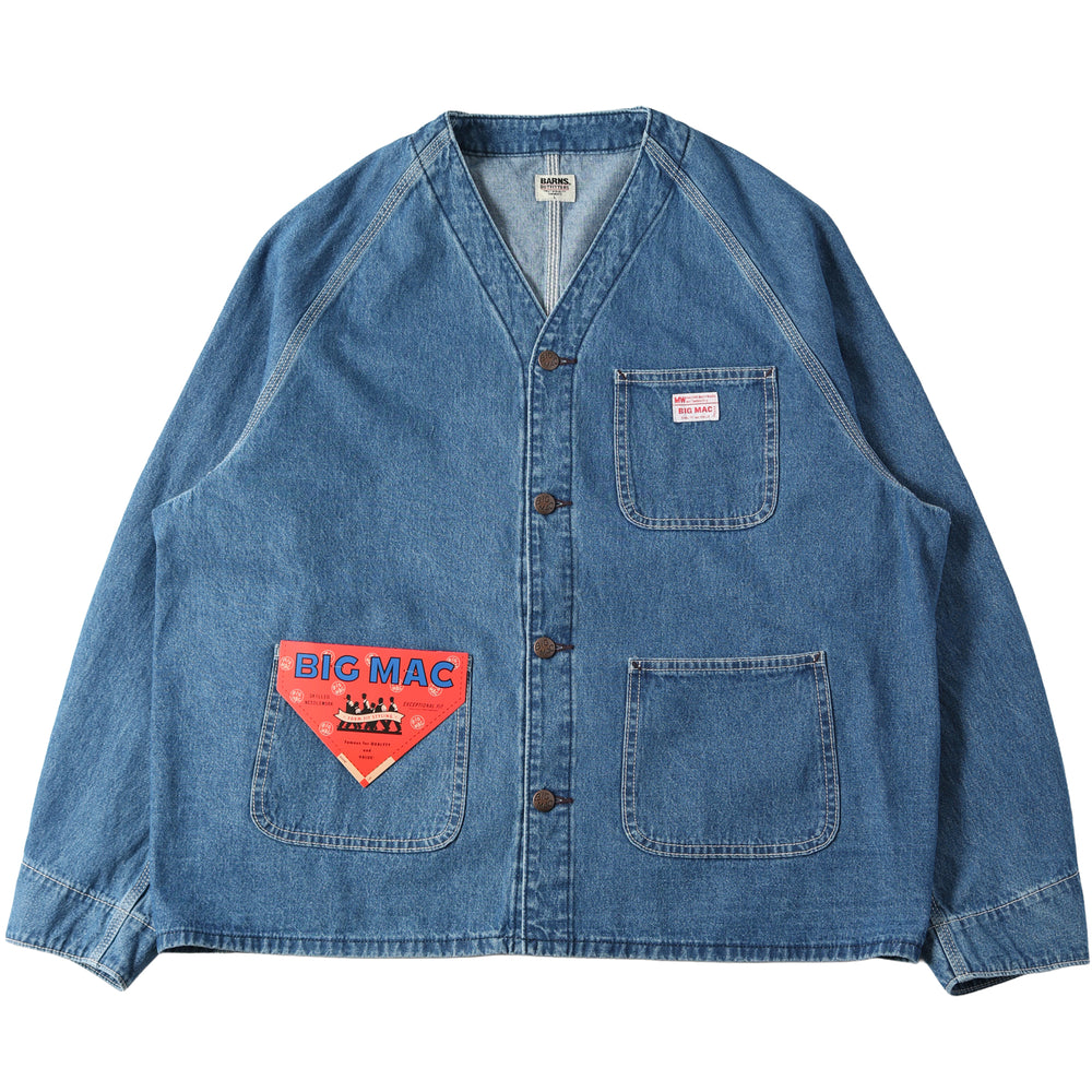 
                  
                    画像をギャラリービューアにロードしますBARNS OUTFITTERS × BIGMAC Denim Engineer Jacket【Collaboration】BR-25370
                  
                