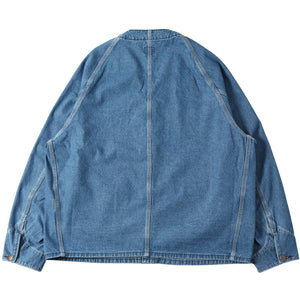 
                  
                    画像をギャラリービューアにロードしますBARNS OUTFITTERS × BIGMAC Denim Engineer Jacket【Collaboration】BR-25370
                  
                