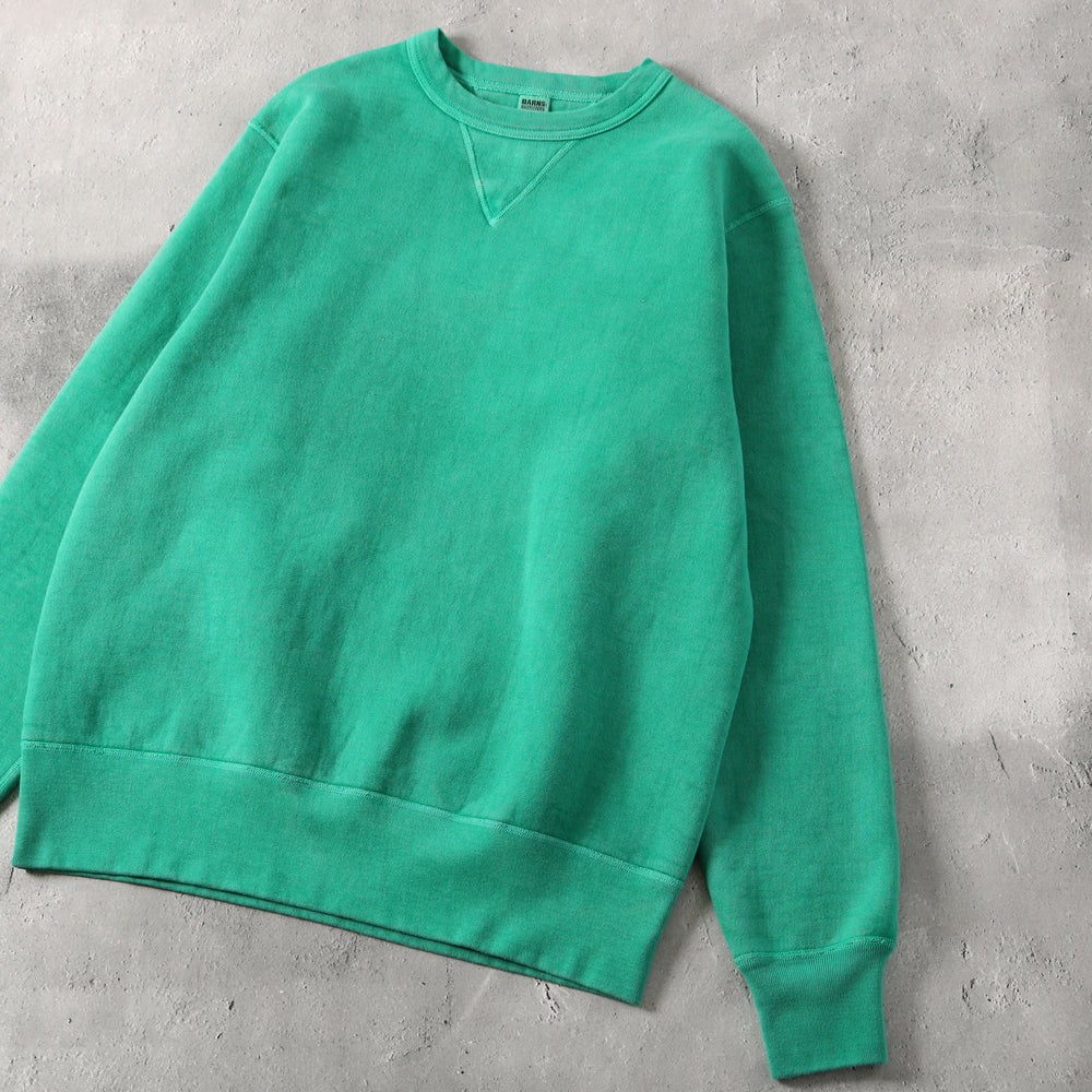 【New color 】【ピグメント】“STANDARD” COZUN 両VガゼットスウェットBR-3000PG