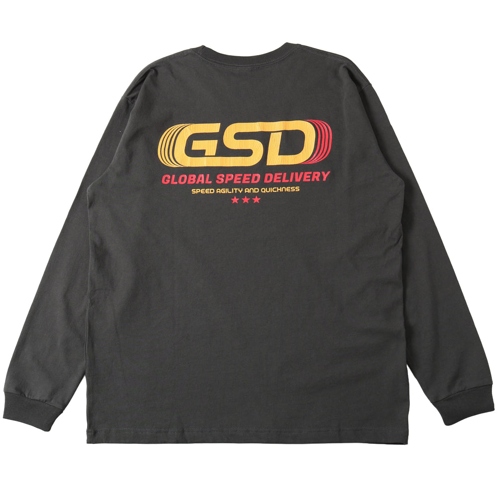 
                  
                    画像をギャラリービューアにロードします16/- HOT-SHOT Print L/S T-shirt 【GSD】BR-25421
                  
                