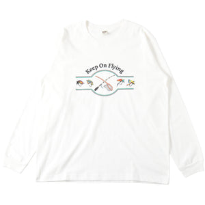 
                  
                    画像をギャラリービューアにロードします16/- HOT-SHOT Print L/S T-shirt 【Keep On Flying】BR-25423
                  
                