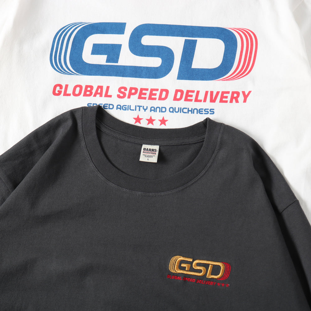 
                  
                    画像をギャラリービューアにロードします16/- HOT-SHOT Print L/S T-shirt 【GSD】BR-25421
                  
                