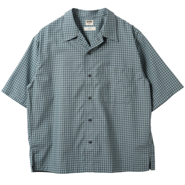 Fade Mini Ombre Check S/S Shirt 【Shuttle notes】BR-26245 – BARNS