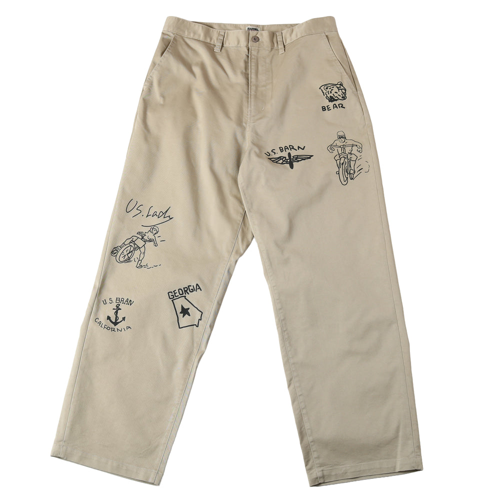 
                  
                    画像をギャラリービューアにロードしますAuthentic T/C Chino Print Pants BR-25442
                  
                