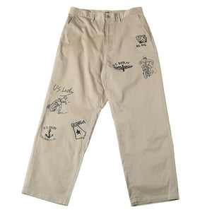 
                  
                    画像をギャラリービューアにロードしますAuthentic T/C Chino Print Pants BR-25442
                  
                