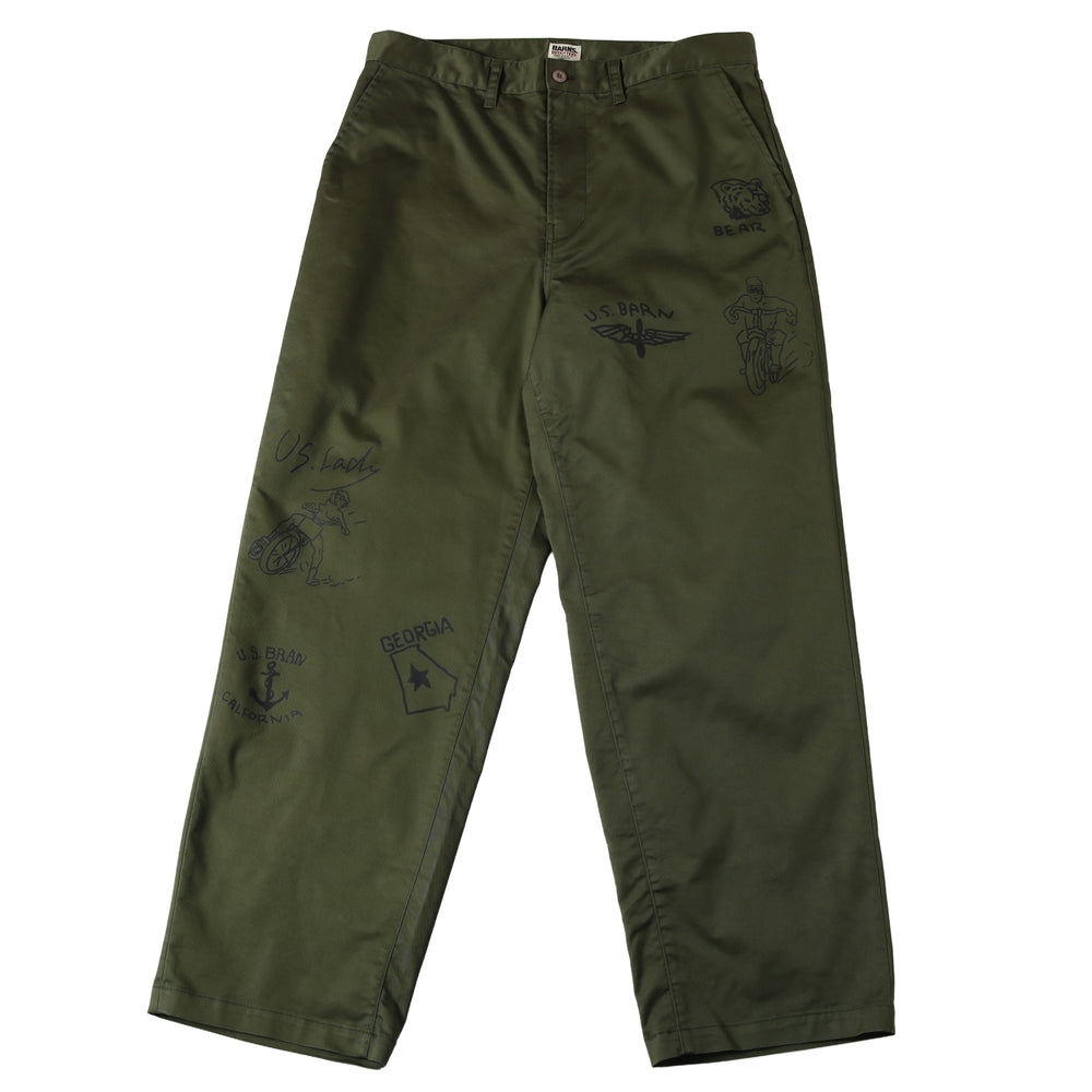 
                  
                    画像をギャラリービューアにロードしますAuthentic T/C Chino Print Pants BR-25442
                  
                