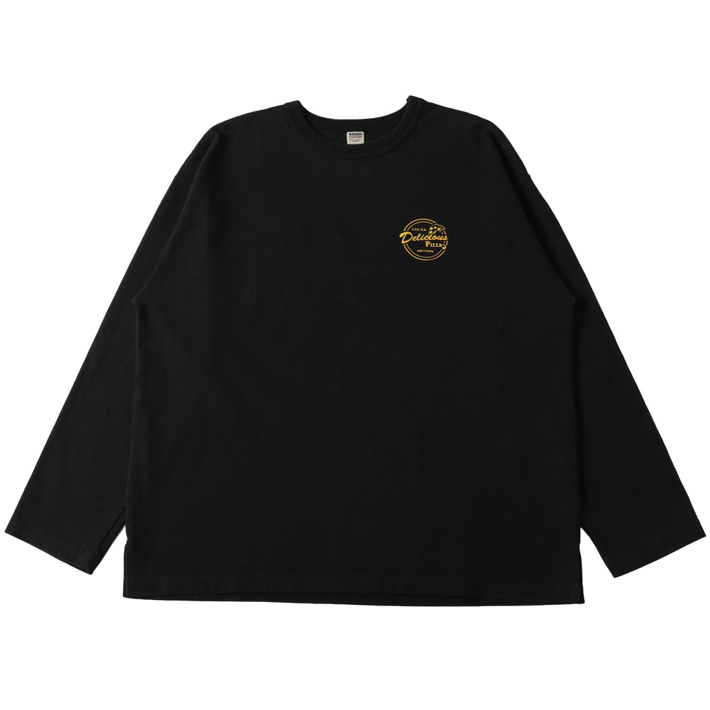 
                  
                    画像をギャラリービューアにロードします10/- 90&amp;#39;s Heavy Weight L/S Print T-shirt【Delicious PIZZA】BR-25407
                  
                