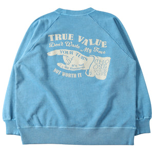 
                  
                    画像をギャラリービューアにロードします【Pigment Dye】G.O.A.T. Slub Sweatshirt【TRUE VALUE】BR-25414
                  
                