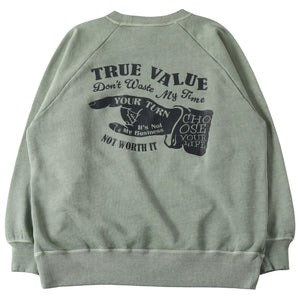 
                  
                    画像をギャラリービューアにロードします【Pigment Dye】G.O.A.T. Slub Sweatshirt【TRUE VALUE】BR-25414
                  
                