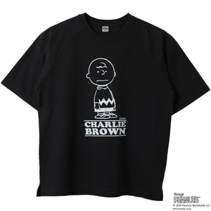 CHARLIE BROWN】Raglan S/S Print T-shirt【Special Item】BR-26216