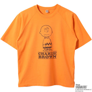 CHARLIE BROWN】Raglan S/S Print T-shirt【Special Item】BR-26216