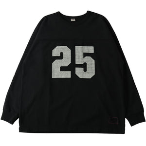 
                  
                    画像をギャラリービューアにロードします10/- 90&amp;#39;s Heavy Weight Football L/S T-shirt 【Numbering】BR-25446
                  
                