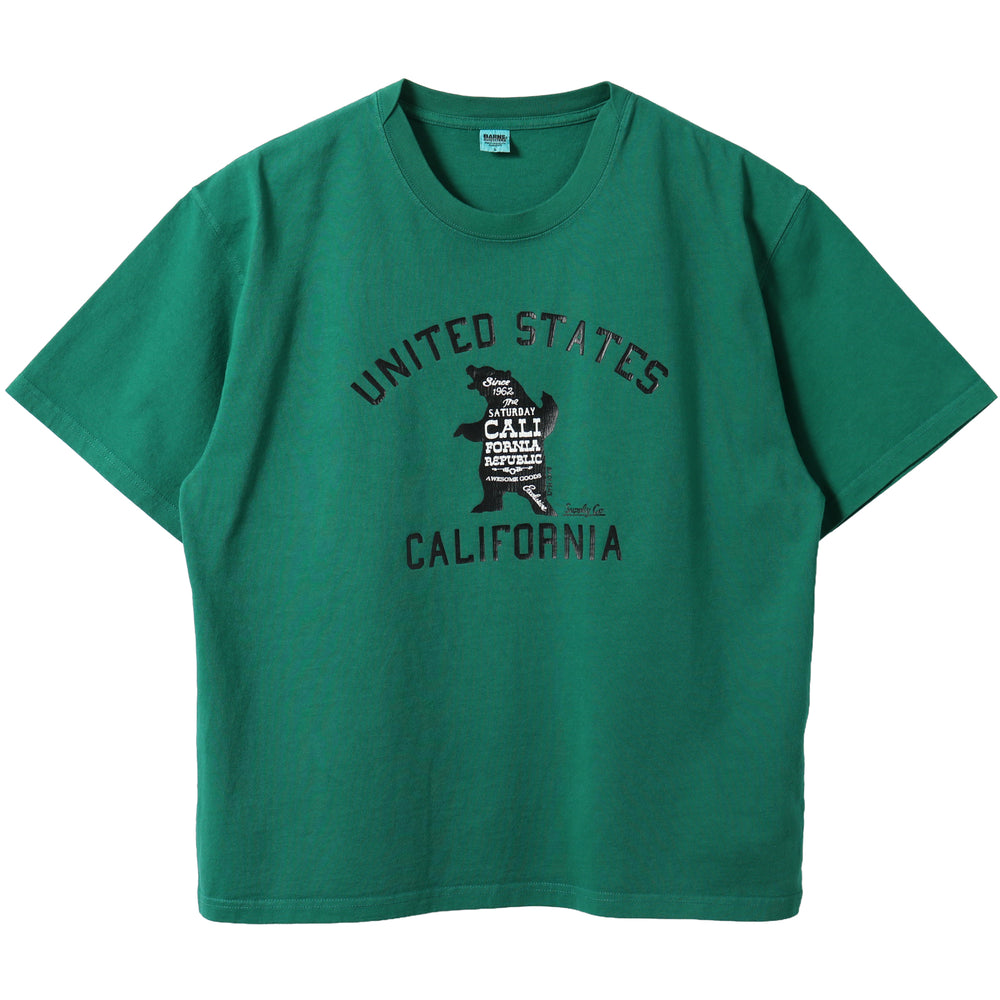 Crossover Neck S/S T-shirt【CALIFORNIA】BR-26256 – BARNS 