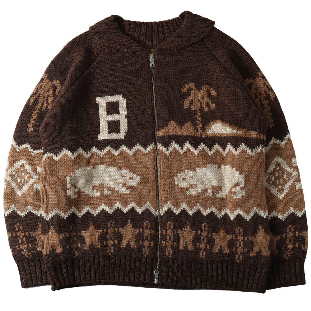 
                  
                    画像をギャラリービューアにロードしますZip Up Cowichan Cardigan BR-25451
                  
                