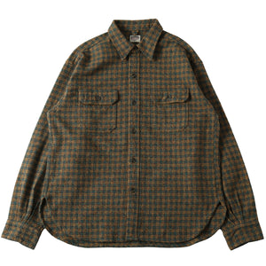 
                  
                    画像をギャラリービューアにロードします40&amp;#39;s Worker Tweedy Cotton Flannel Shirt【Ver.1】BR-25372
                  
                
