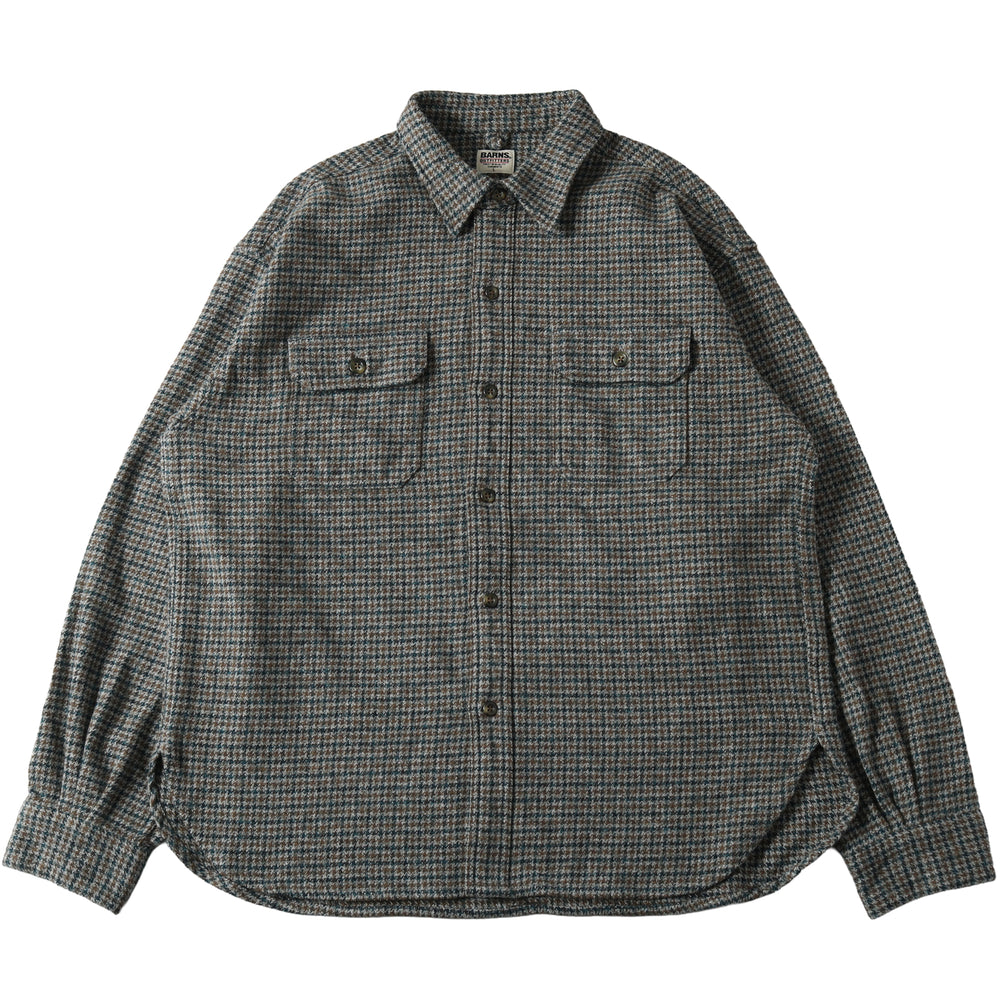 
                  
                    画像をギャラリービューアにロードします40&amp;#39;s Worker Tweedy Cotton Flannel Shirt【Ver.2】BR-25470
                  
                