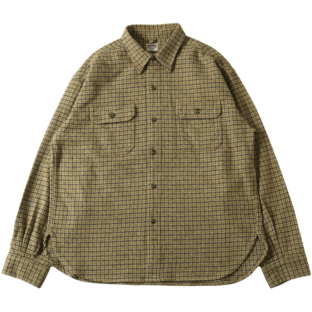 
                  
                    画像をギャラリービューアにロードします40&amp;#39;s Worker Tweedy Cotton Flannel Shirt【Ver.2】BR-25470
                  
                