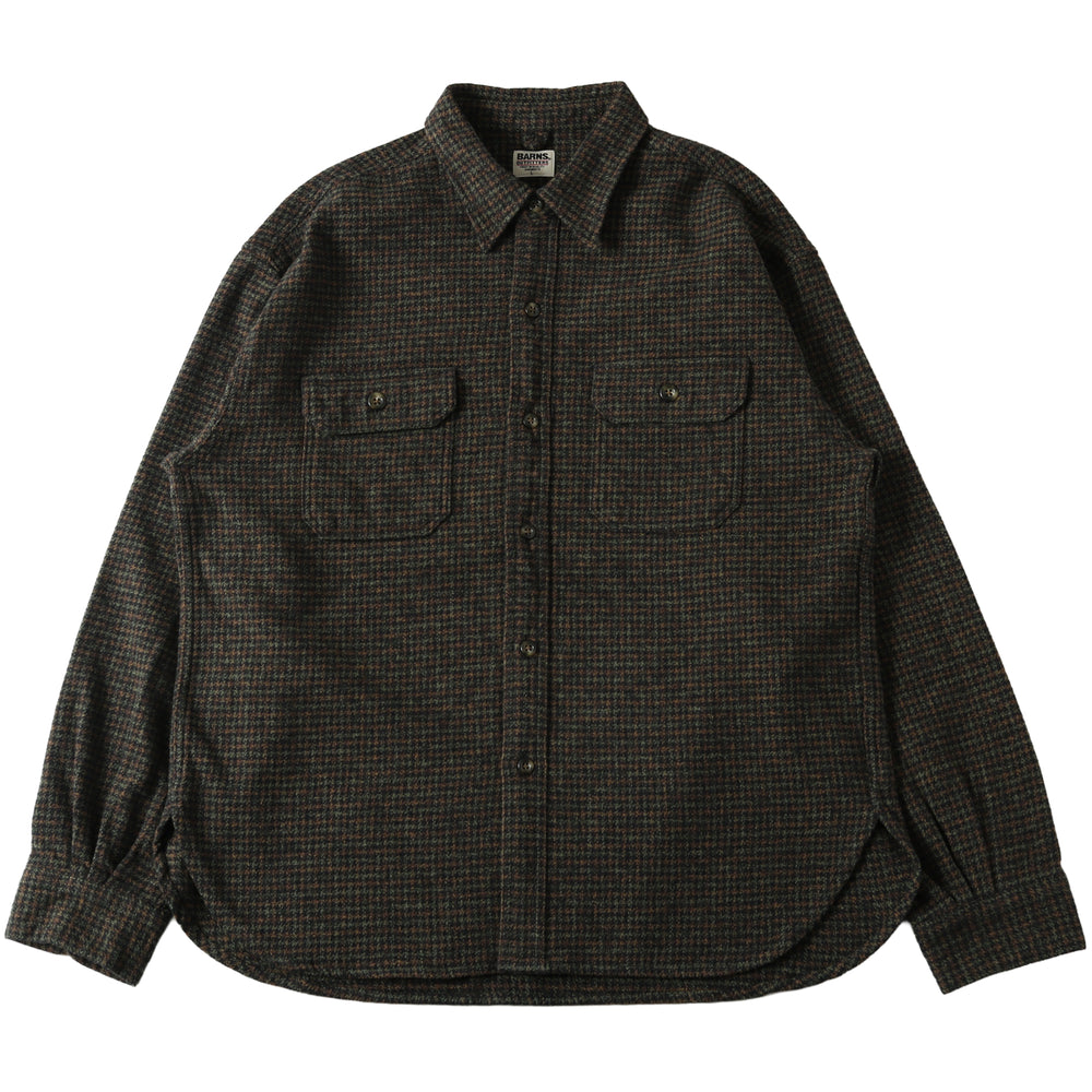
                  
                    画像をギャラリービューアにロードします40&amp;#39;s Worker Tweedy Cotton Flannel Shirt【Ver.2】BR-25470
                  
                