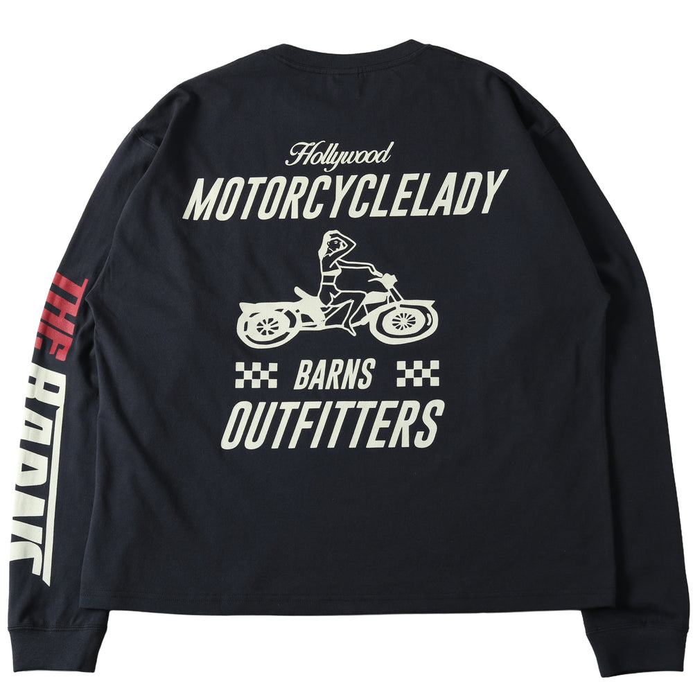 
                  
                    画像をギャラリービューアにロードしますBoxy L/S Print T-shirt【MOTORCYCLELADY】BR-25403
                  
                