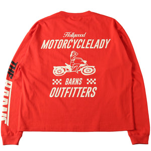
                  
                    画像をギャラリービューアにロードしますBoxy L/S Print T-shirt【MOTORCYCLELADY】BR-25403
                  
                