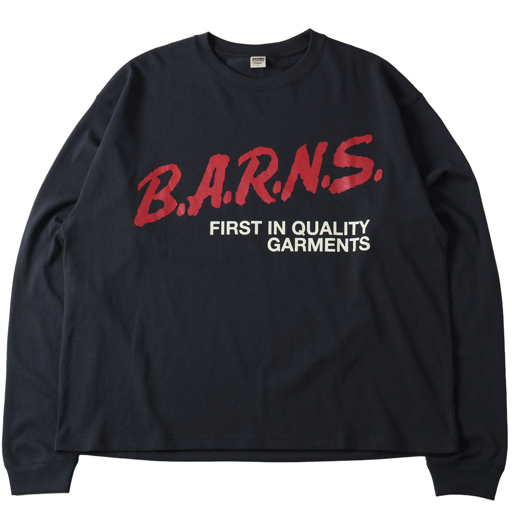 
                  
                    画像をギャラリービューアにロードしますBoxy L/S Print T-shirt【B.A.R.N.S.】BR-25404
                  
                