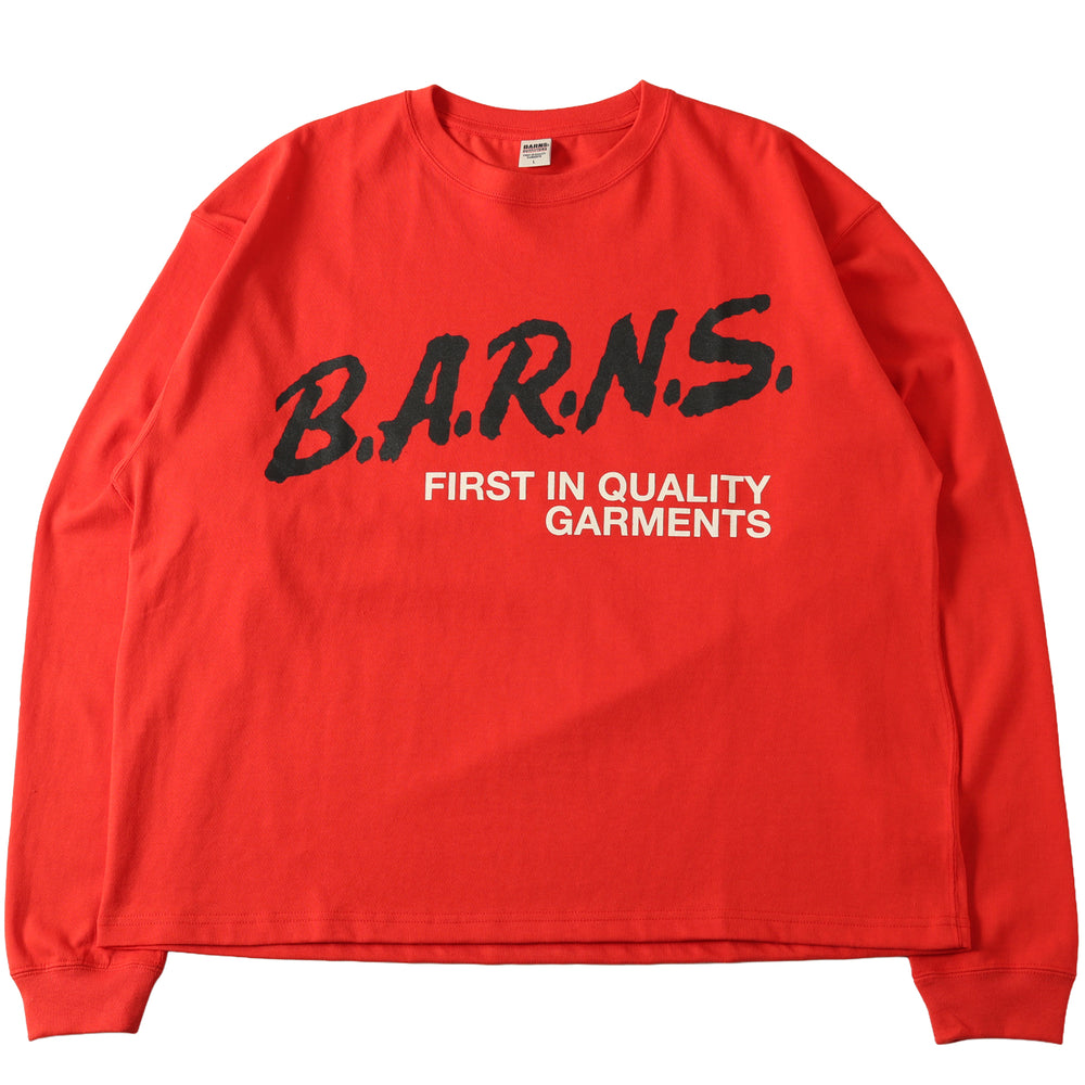 
                  
                    画像をギャラリービューアにロードしますBoxy L/S Print T-shirt【B.A.R.N.S.】BR-25404
                  
                
