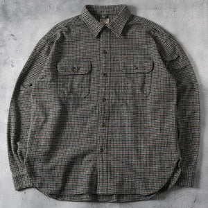 
                  
                    画像をギャラリービューアにロードします40&amp;#39;s Worker Tweedy Cotton Flannel Shirt【Ver.2】BR-25470
                  
                