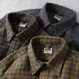 
                  
                    画像をギャラリービューアにロードします40&amp;#39;s Worker Tweedy Cotton Flannel Shirt【Ver.1】BR-25372
                  
                