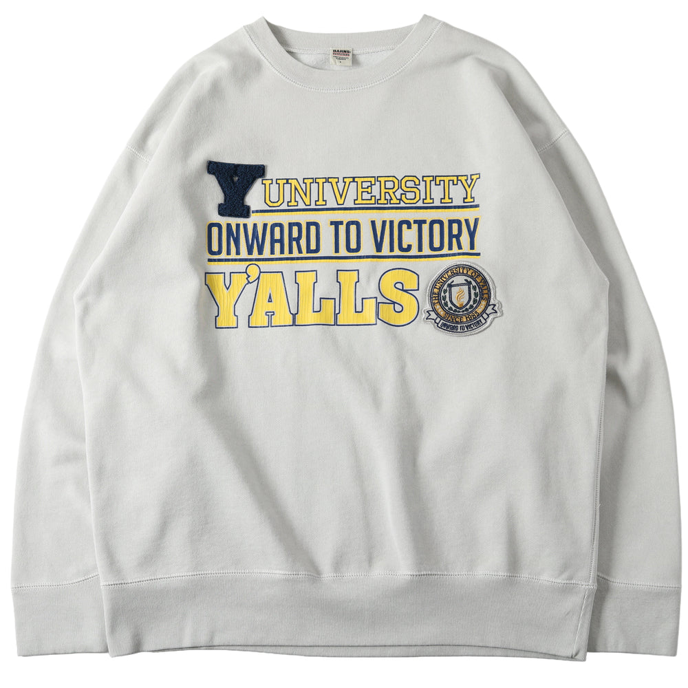 
                  
                    画像をギャラリービューアにロードします【Pigment Dye】Athletic Crewneck Print Sweatshirt【Y&amp;#39;ALLS】BR-25462
                  
                